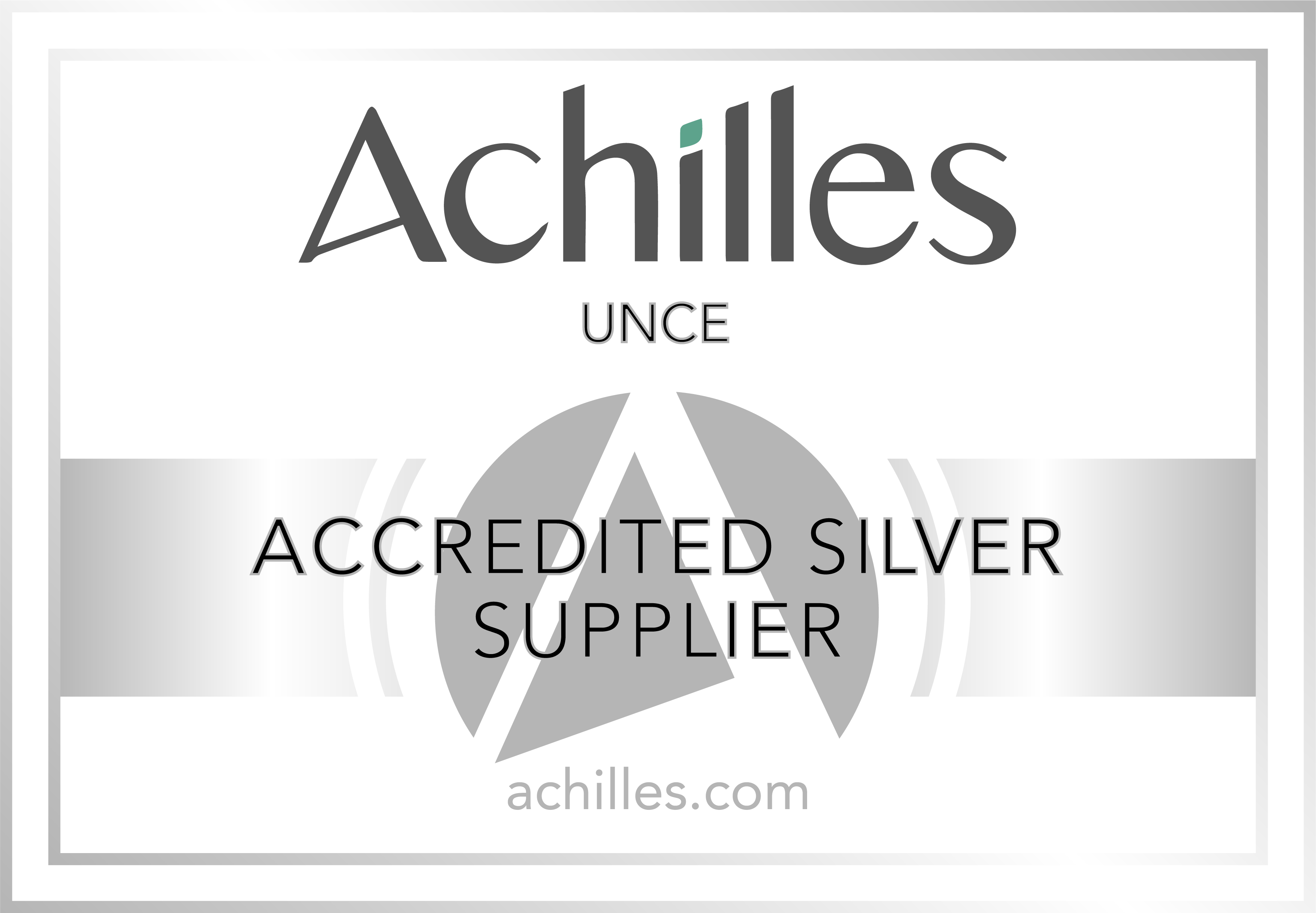 Achilles-merket: UNCE, Accredited Silver Supplier